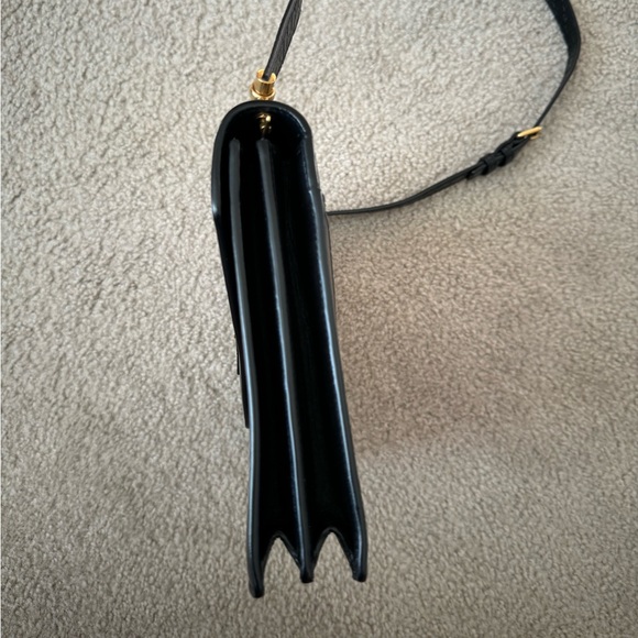 Authentic Saint Laurent Gaby YSL Envelope Croc-Embossed Satchel Bag - Picture 7 of 17